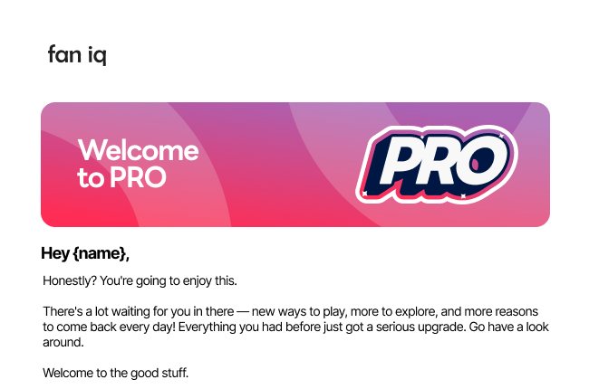 Welcome to Pro email